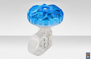 Звонок 26S-03 Алмаз голубой (RT, 4187RT)