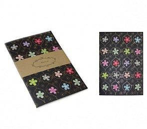 Блокнот - Цветы черные (Turnowsky, A5NB5830K)