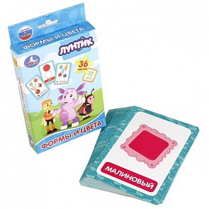 Развивающие карточки - Лунтик. Формы и цвет (Умка, 4690590125182sim)
