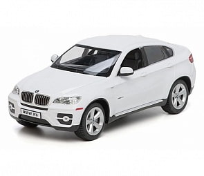 Машина на р/у - BMW X6, цвет белый, 1:14 (Rastar, 31400W)