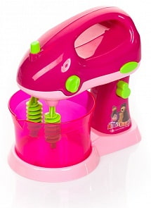 Миксер «Маша и медведь» на батарейках, со светом (Играем вместе, XS-502-Rsim)