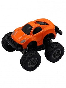 Машинка-мини гоночная Die-Cast, фрикционная, рессоры, оранжевая (Funky Toys, FT61030)