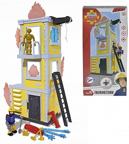 Пожарный Сэм - Большая тренировочная база с фигуркой и аксессуарами, 42 см (Simba, 9257652)