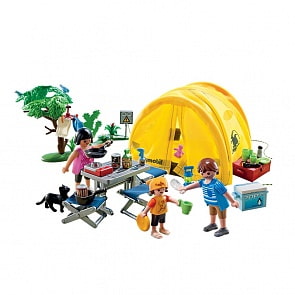 Игровой набор Каникулы: Семья и палатка (Playmobil, 5435pm)