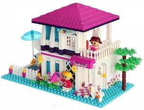 Игровой конструктор - Летний дом, с аксессуарами (BANBAO, 6105)