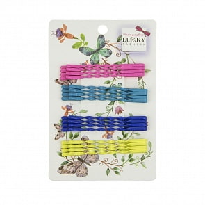 Набор невидимок для волос Lukky Fashion, 16 штук, 4 цвета (Lukky, Т18539)