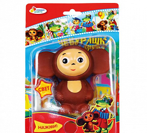 Игрушка – Чебурашка («Союзмультфильм»), со световыми эффектами (Играем вместе, LG-4Rsim)
