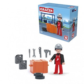 Фигурка автомеханика 8 см с аксессуарами (Efko, 31212EF-CH)