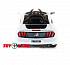 Электромобиль ToyLand Ford Mustang белого цвета  - миниатюра №3