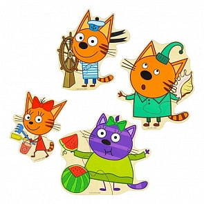 Набор пазлов - Три кота (Алатойс, ПЗЛ21)