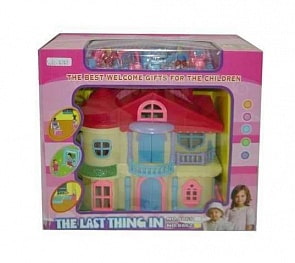 Яркий домик для куклы (JUNFA TOYS, 8861j)