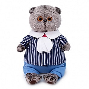 Мягкая игрушка – Басик в морском костюме, 22 см (Budi Basa, Ks22-118)