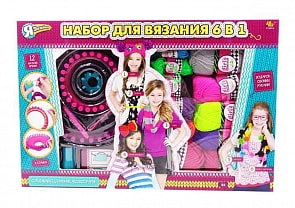 Набор для вязания 6 в 1 - Я дизайнер (ABtoys, PT-00713)