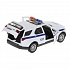 Машина металлическая Land Rover Discovery Полиция 12 см, открываются двери, инерция, белая  - миниатюра №3