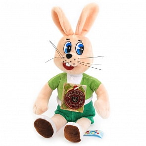 Озвученная мягкая игрушка – Ну, погоди! – Заяц, 25 см (Мульти-пульти, V40739/25A (24)sim)