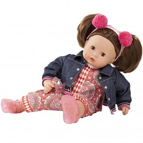 Кукла в джинсовой куртке - Макси-Маффин, шатенка, 42 см (Gotz, 1827191)