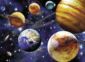 Пазл - Космос, 100 деталей (Ravensburger, 10904)