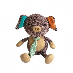 Мягкая игрушка - Поросенок Эдди, 17 см. (Gulliver, 51-K49193D)