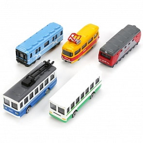 Городской транспорт в яйце 7,5 см (Технопарк, SB-17-48DB) (ассортимент)