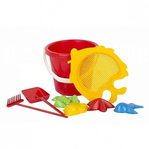 Песочный набор – Рыбка, 8 предметов (Совтехстром, У485) (ассортимент)