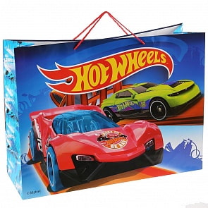 Пакет подарочный - Hot Wheels, глянцевый  (Играем вместе, CLRBG-HW-05-1)