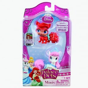 Королевские питомцы. Фигурки "Котенок Treasure и пони Bibbidi. Питомцы Ариэль и Золушки." (Blip Toys, 20380/20802)