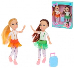 Набор кукол с аксессуарами, 18 см, 3 предмета (Shantou, XQ014-1)