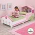 Детская кровать Кукольный домик, с полочками  - миниатюра №3
