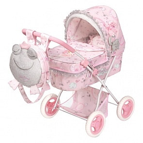 Коляска складная для куклы с рюкзаком - Мария, 60 см (DeCuevas, 85034)