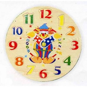 Деревянный пазл в рамке Часы-цифры (Wooden Toys, D29b) Деревянный пазл в рамке Часы-цифры (Wooden Toys, D29b)