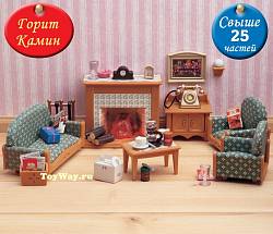 Sylvanian Families - Гостиная Deluxe (Sylvanian Families, 5037Sst) - миниатюра