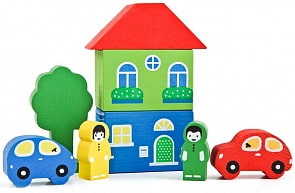 Конструктор - Цветной городок (Томик, 8688-1 ТОМИКsim)