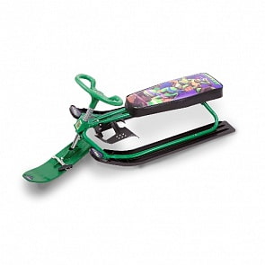 Детский снегокат Черепашки-Ниндзя, зелёного цвета (Gulliver, TMNTSSC-G)