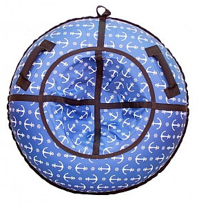 Санки надувные тюбинг дизайн - Якорь, диаметр 105 см. (RT, 6734RT)