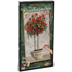 Картина по номерам - Розовое дерево (красное), 40 х 80 см (Schipper, 9220776)