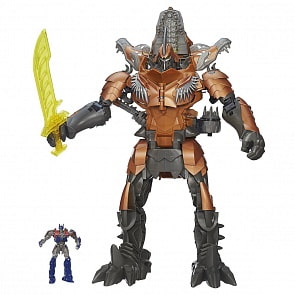  Grimlock. Transformers 4: Age Of Extinction. Трансформер-дракон с Optimus Prime (Hasbro, a6145)