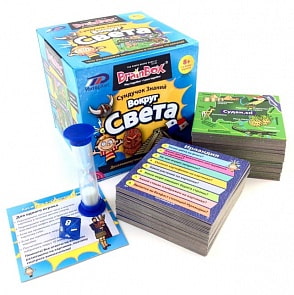 Настольная игра. Сундучок знаний. Вокруг света (Brainbox, 90701) 