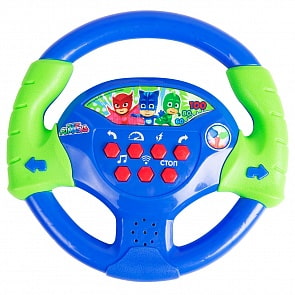 Интерактивный руль - Герои в масках, со светом и звуком (Росмэн, 33656)