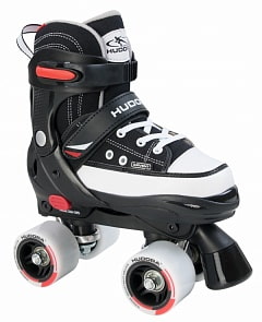 Ролики Roller Skate, размер 36-39, черные (Hudora, 22032)