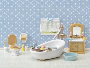 Игровой набор из серии Sylvanian Families - Ванная комната и туалет (Epoch, 5286)