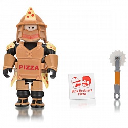 Игровой набор Roblox - Фигурка героя Loyal Pizza Warrior Core с аксессуарами (Jazwares, ROB0199) - миниатюра