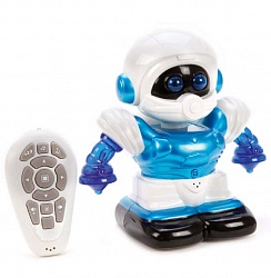 Робот на р/у, 21 см, свет и звук (Наша игрушка, SPA963048M-W) - миниатюра