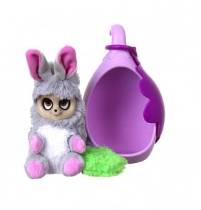 Плюшевая игрушка Bush baby world со спальным коконом – Пушастик Нениа, 17 см (1toy, Т13949)