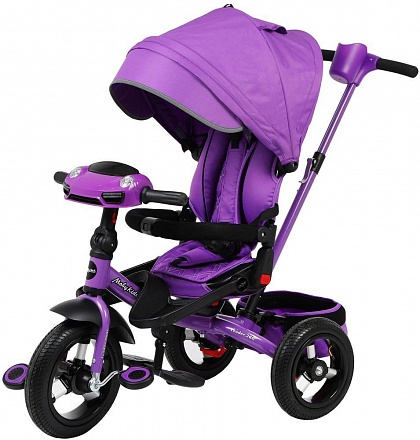 Велосипед 3-колесный фиолетовый New Leader 360° колеса 12 и 10 Air Car 
