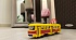 Трамвай металлический инерционный 16,5 см, открываются двери  - миниатюра №6