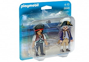 Игровой набор из серии - ДУО: Пират и Солдат (Playmobil, 6846pm)