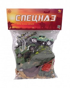 Игровой военный набор - Спецназ. Фигурки, 38 предметов (ABtoys, PT-00577)
