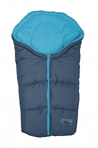 Зимний конверт Alpin Pram & Car seat, dark grey/blue (Altabebe, AL2009P-42)