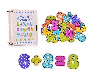 Набор магнитов - Учимся считать (Тимбергрупп, IG0045)