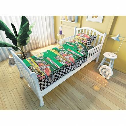 Комплект постельного белья для подростковой кровати Nuovita - Формула 2, зеленый 